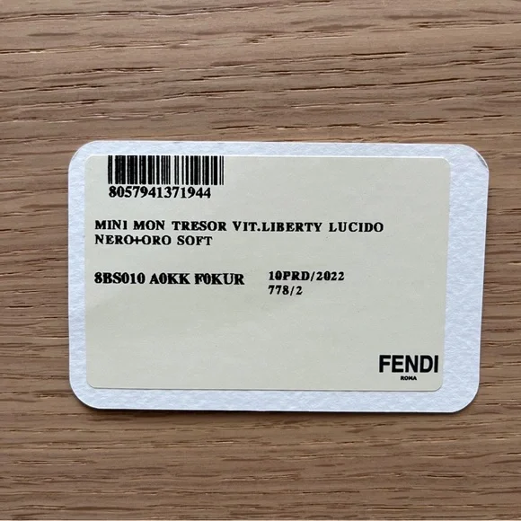 ❌ SOLD ❌ Fendi Mon Tresor in Black Leather - Picture 9 of 12